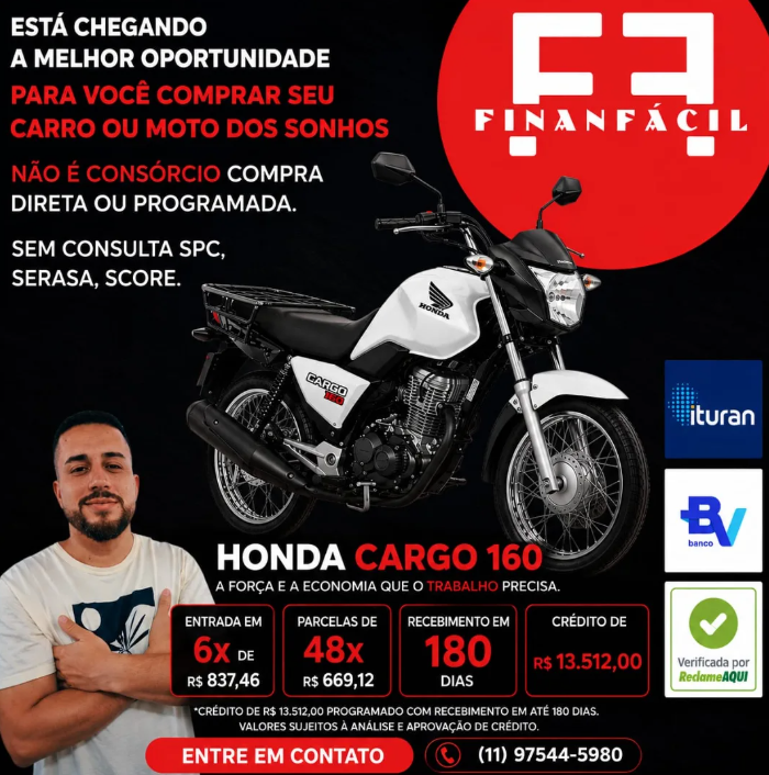 Oferta de Honda Cargo 160