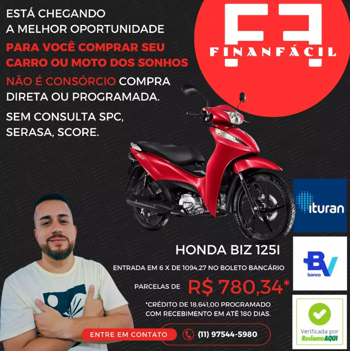 Oferta de Honda Biz 125i